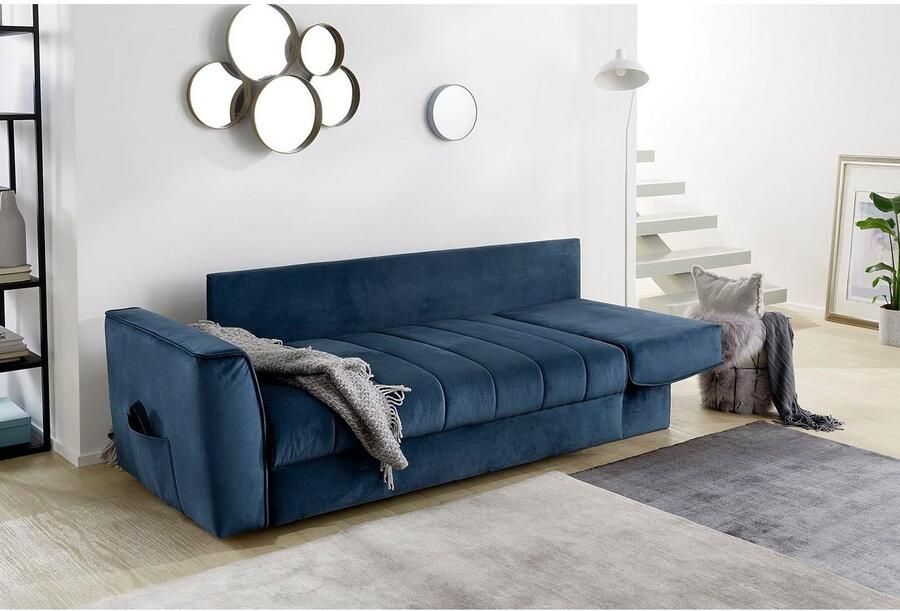 Jockenhöfer Gruppe Slaapbank Rick logeerbed slaap-liege ligoppervlak 200 86cm Ruimtebesparende bank met slaapfunctie binnenveringsinterieur