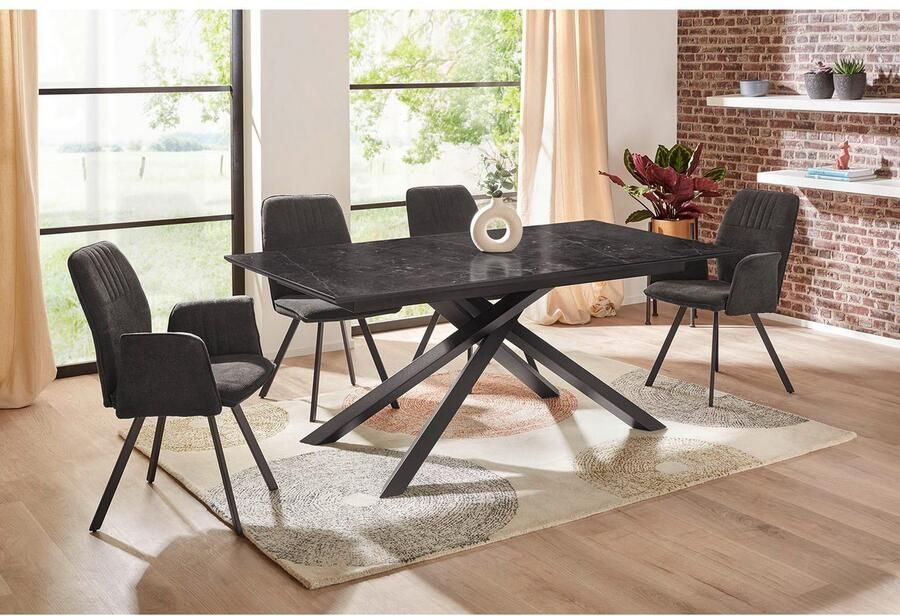 Jockenhöfer Gruppe Stoel met 4 poten Kelly (set 4 stuks)