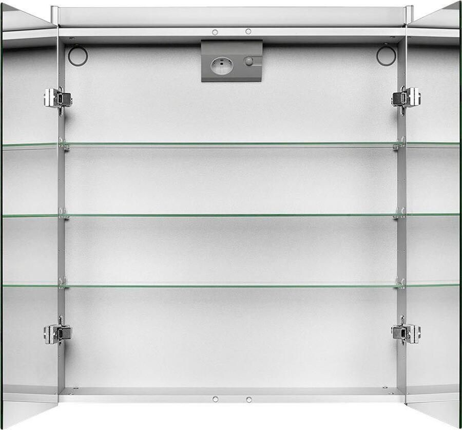 Jokey Spiegelkast Decor aluminium led Aluminium 65 4cm breed