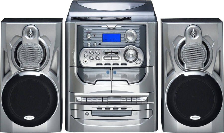 Karcher Stereoset KA 5300 Platenspeler radio luidsprekersysteem zendergeheugen cd