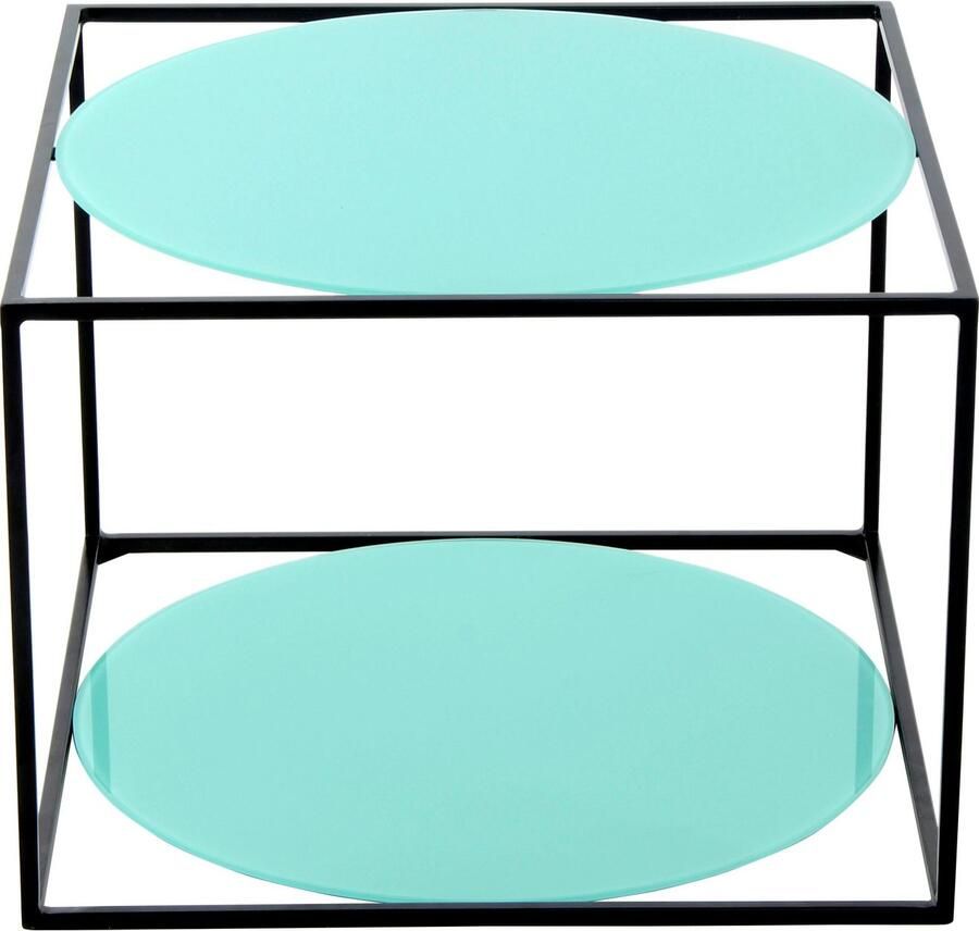 Kayoom Bijzettafel Cody bijzettafel in kubusvorm open modern ontwerp (1 stuk)