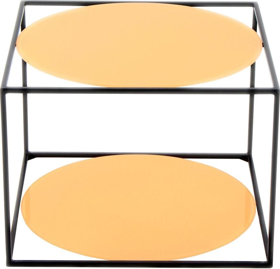 Kayoom Bijzettafel Cody bijzettafel in kubusvorm open modern ontwerp (1 stuk)