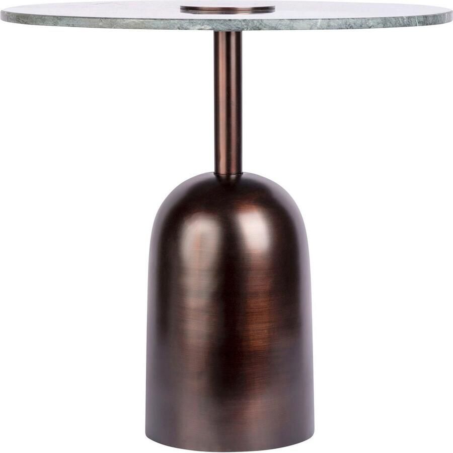 Kayoom Bijzettafel Harriet luxe tafelblad van 100% marmer Tafelblad van marmer stabiel frame van ijzer (1 stuk)