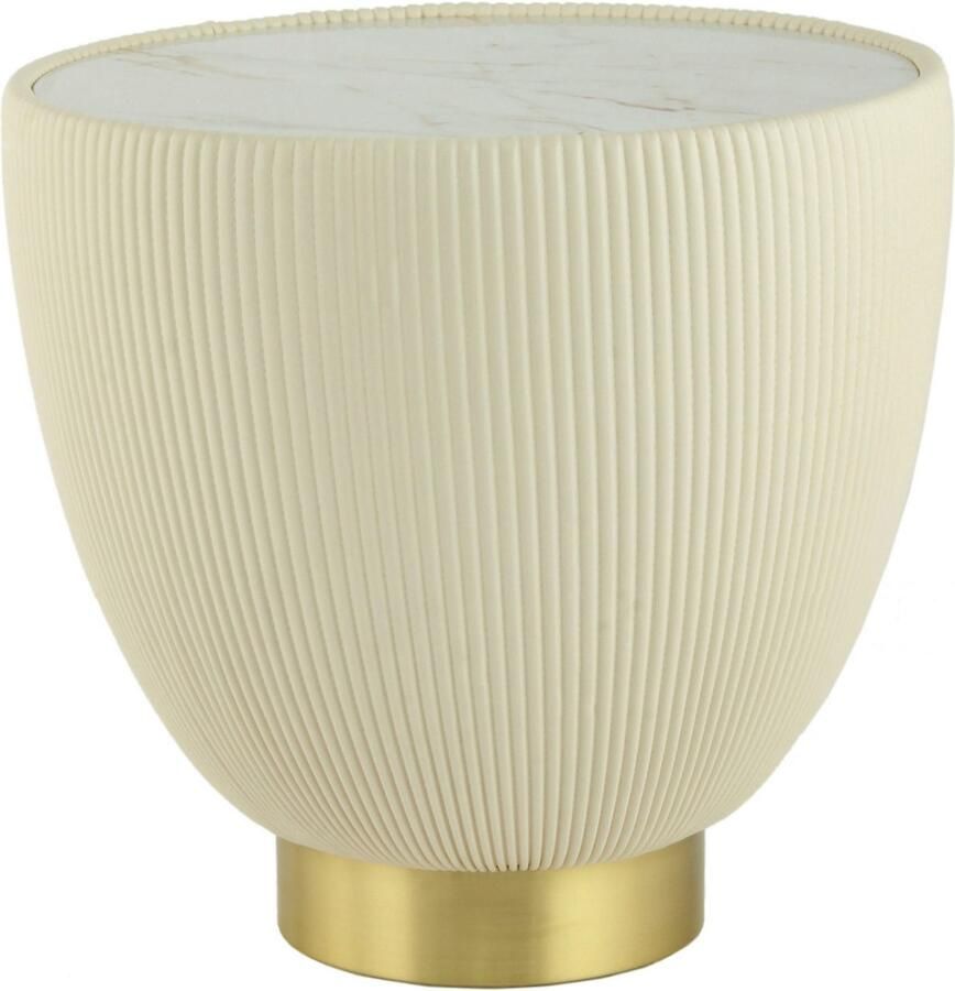 Kayoom Bijzettafel Jokai 125 praktische opbergruimte robuust ijzeren frame (1 stuk)