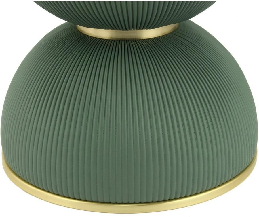 Kayoom Bijzettafel Jokai 225 ijzeren frame PU-stof bekleding gesinterde steenplaat (1 stuk)