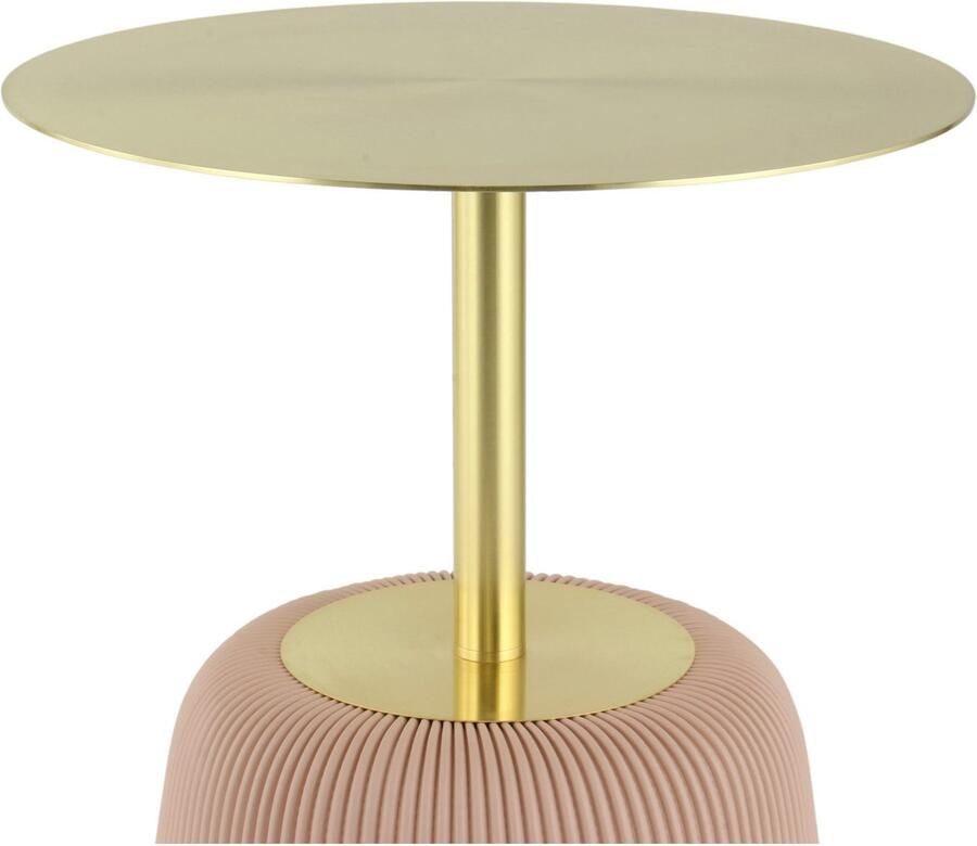 Kayoom Bijzettafel Jokai 325 ijzeren frame PU-stof bekleding praktische opbergruimte elegant stevige constructie onderhoudsvriendelijk (1 stuk)