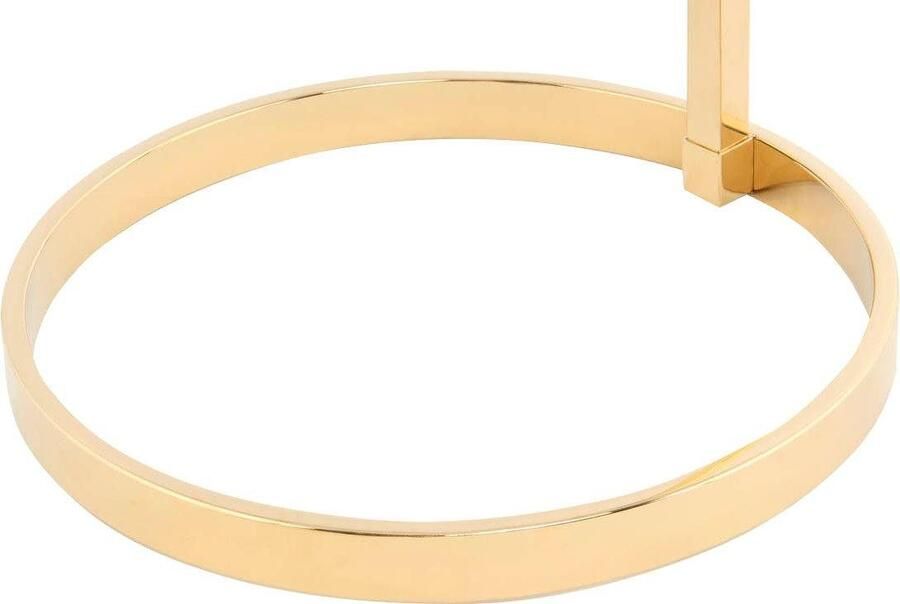 Kayoom Bijzettafel Kasimir 525 ronde standaardvoet van metaal ronde tafelblad (1 stuk)