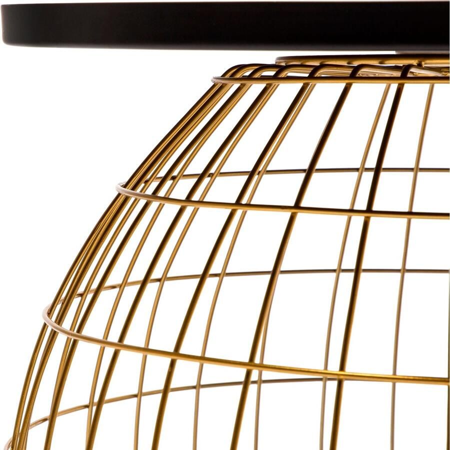 Kayoom Bijzettafel Laudatio bijzettafel-set bijzettafels in 3-delige set gaaslook (set 3 stuks)