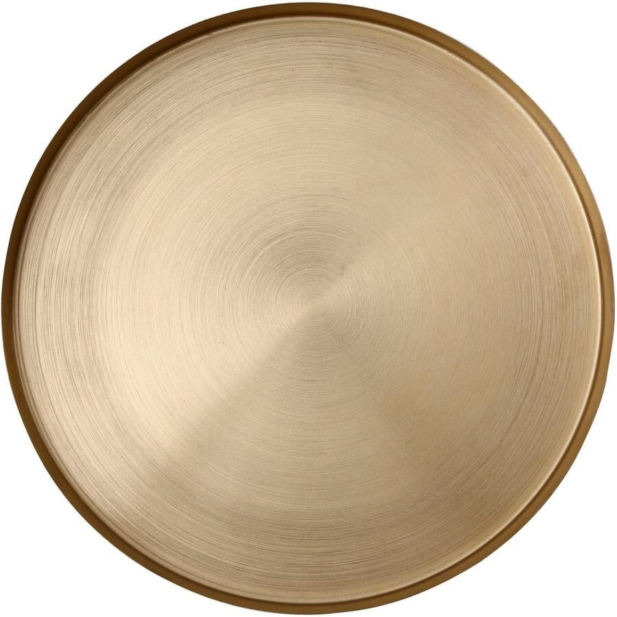 Kayoom Bijzettafel Louisa 125 bijzettafel van metaal en marmer aantrekkelijk ontwerp Decoratief edele marmeren plaat en metalen dienblad stijlvol ontwerp (1 stuk)