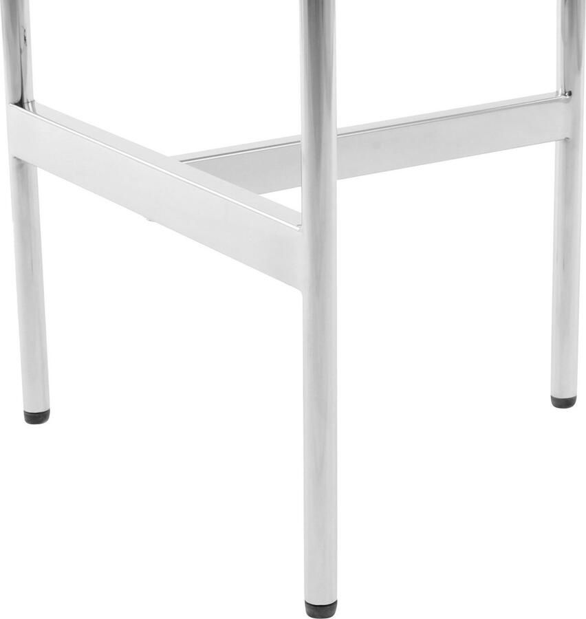 Kayoom Bijzettafel Pema minimalistisch ontwerp past bij elke interieurstijl minimalistisch ontwerp van het onderstel van edelstaal ronde legplank (1 stuk)