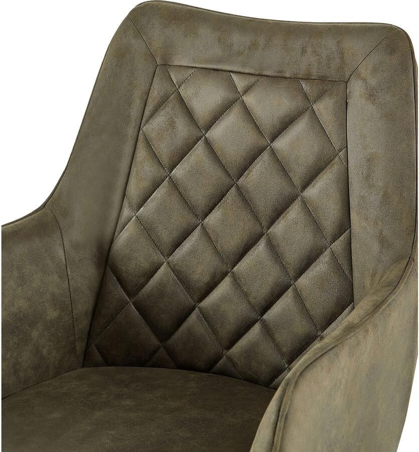 Kayoom Draaistoel Stoel Aeron 125 met armleuning 180° draaibaar met terughaalfunctie 180° draaibaar met automatische terugrolfunctie eenvoudig opstaan met armleuning (1 stuk)