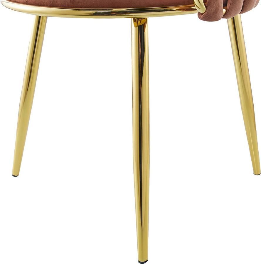 Kayoom Eetkamerstoel Stoel Milla 125 2-delige set geweldig ontwerp van de rugleuning ronde zitting (set 2 stuks)