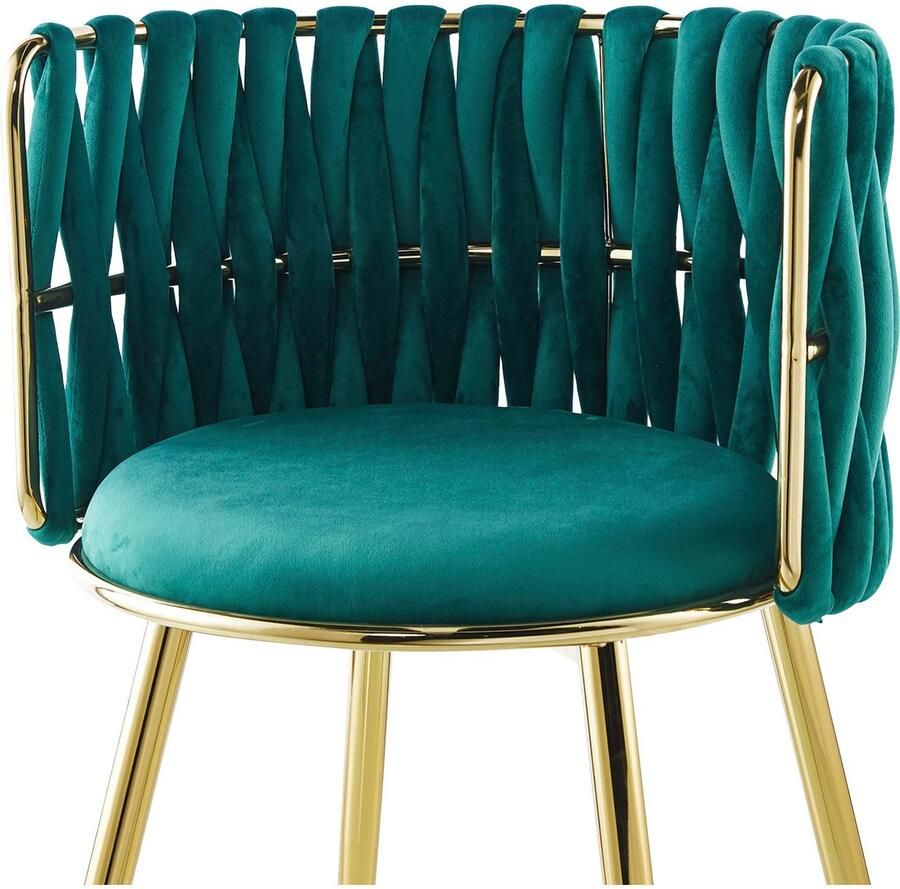 Kayoom Eetkamerstoel Stoel Milla 125 2-delige set geweldig ontwerp van de rugleuning ronde zitting (set 2 stuks)