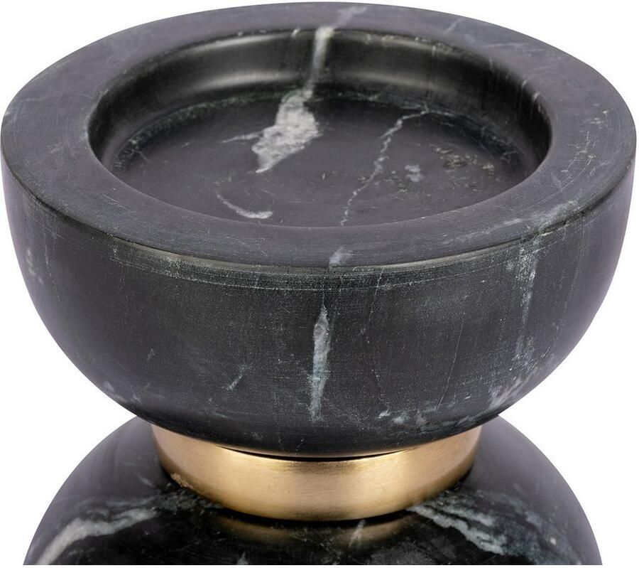Kayoom Kandelaar Sorin 125 Decoratieve kandelaars van marmer met metalen ring