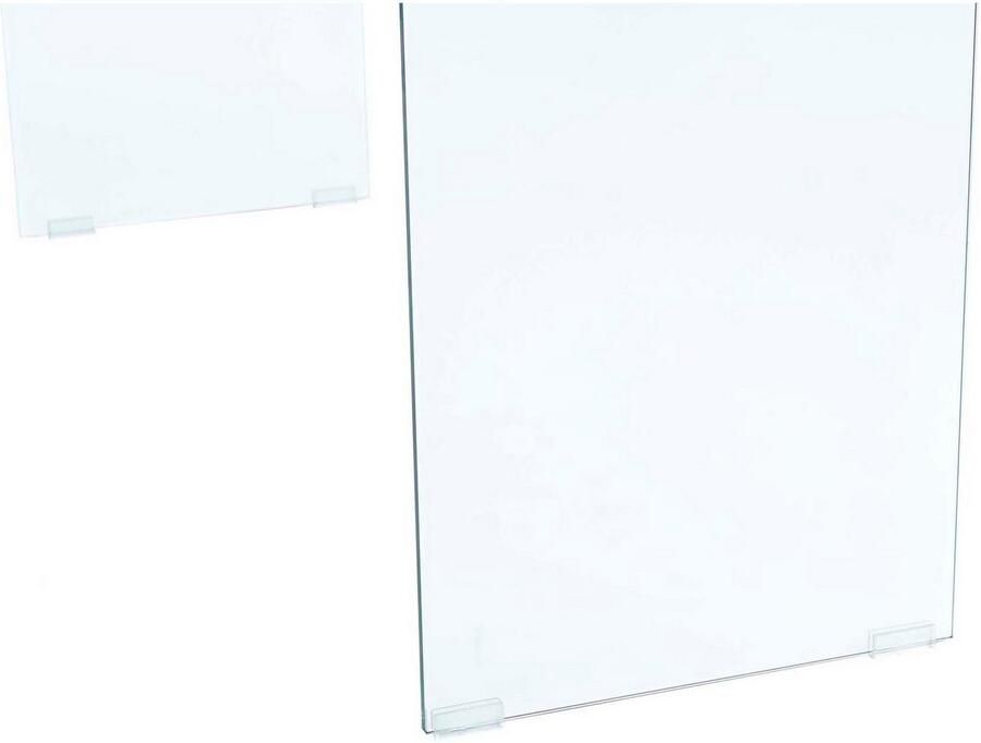 Kayoom Sidetable Elementary vierkante vorm veel opslagruimte Oppervlakken gehard glas onderhoudsvriendelijk effen ontwerp (1 stuk)