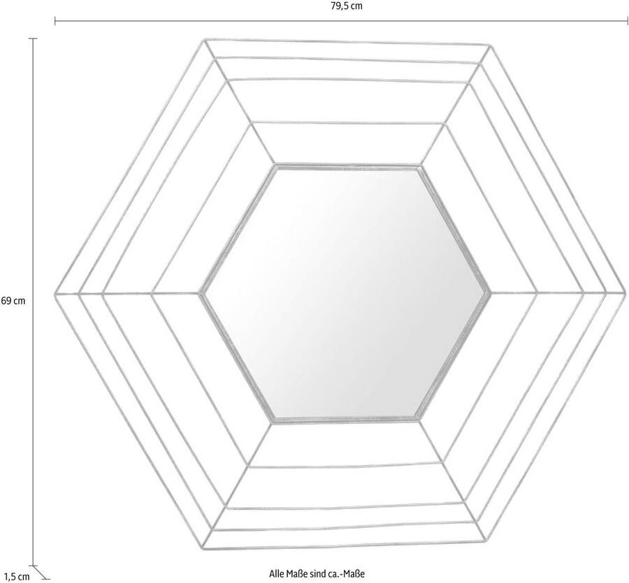 Kayoom Sierspiegel Romeo Wandspiegel