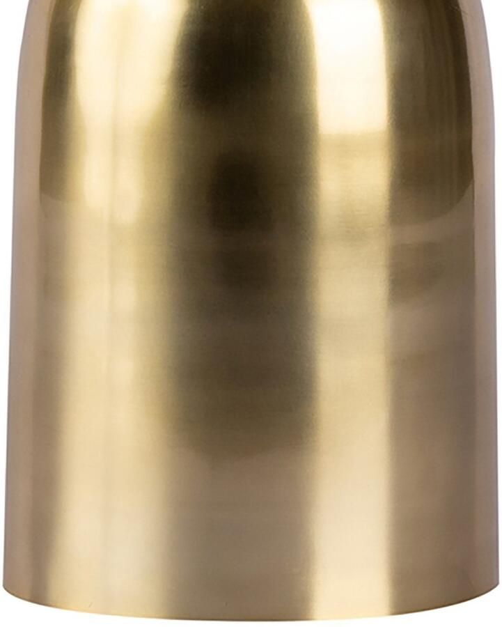 Kayoom Staande lamp Ceres Vloerlamp basis in materiaal-mix van marmer en ijzer stoffen kap (1 stuk)