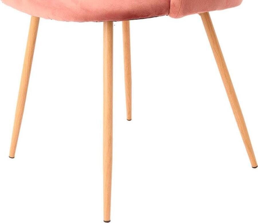 Kayoom Stoel Celina 110 2-pack grijs fluweelzachte bekleding in moderne kleurstelling (set 2 stuks)