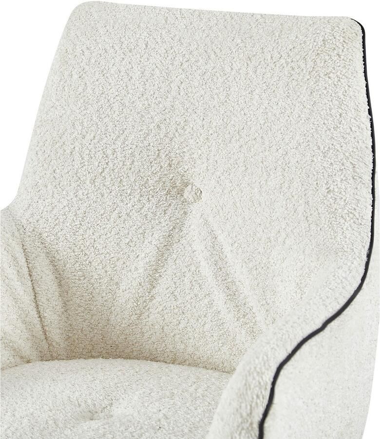 Kayoom Stoel met armleuningen Stoel Allie 125 met armleuning 180° draaibaar met terughaalfunctie 180° draaibaar met automatische terugrolfunctie eenvoudig opstaan met armleuning (1 stuk)