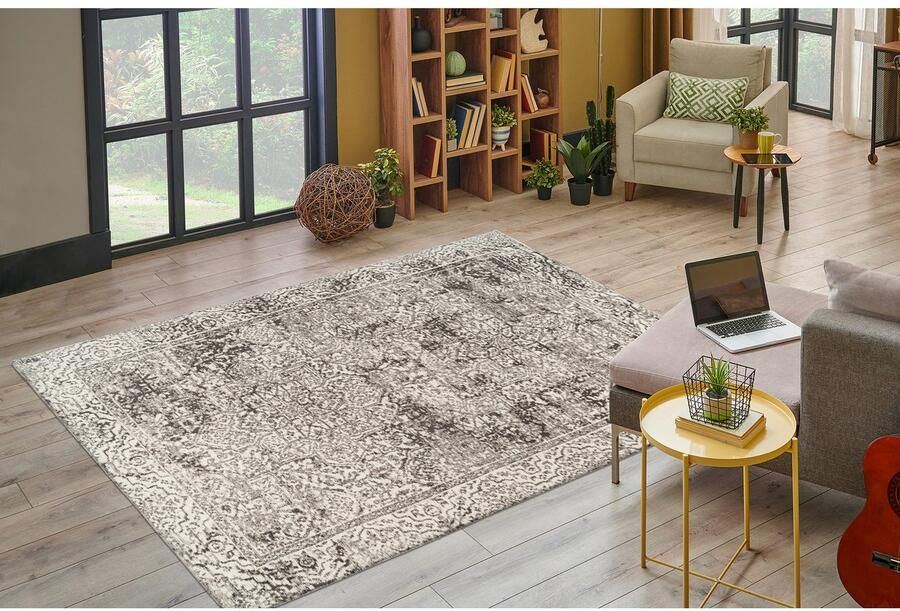 Kayoom Vloerkleed Davis 225 elegant ontwerp onderhoudsvriendelijk neutrale kleuren