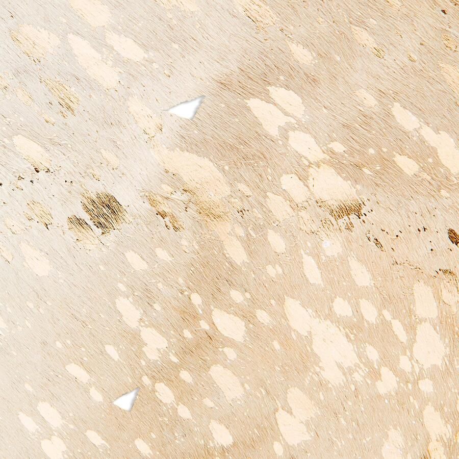 Kayoom Vloerkleed Fly 110 van rundleer stijlvolle luxe accenten geschikt voor vloerverwarming