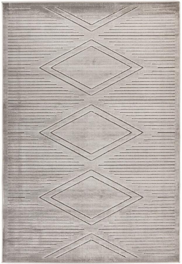 Kayoom Vloerkleed Madlen 125 252.000 punten qm uni-kleur neutraal design