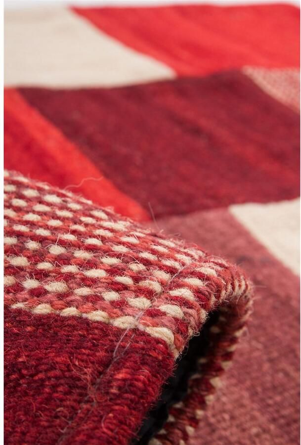 Kayoom Vloerkleed Radical 230 Handgeweven jacquard-kilim hoogwaardige materiaalcombinatie