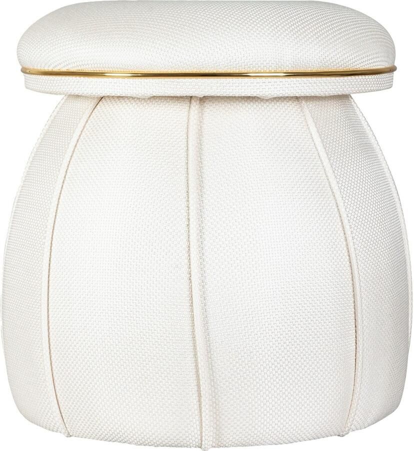 Kayoom Zithocker Kruk Corin extravagante vorm stijlvolle kleuren elegant gestikt voet (1 stuk)