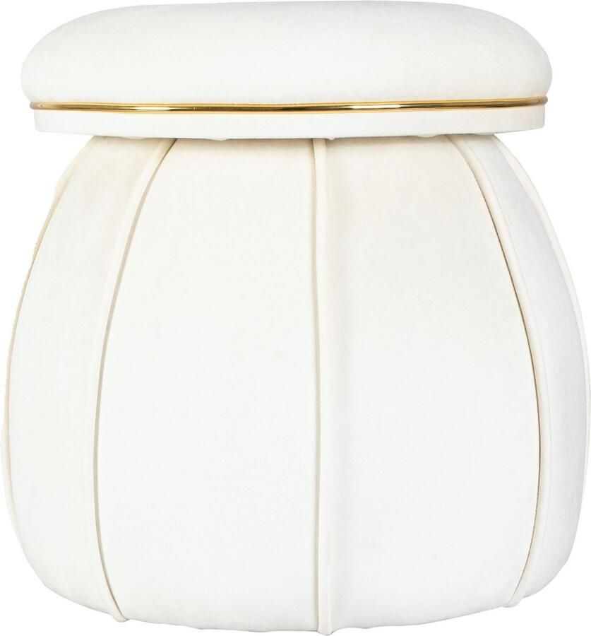 Kayoom Zithocker Kruk Corin extravagante vorm stijlvolle kleuren elegant gestikt voet (1 stuk)