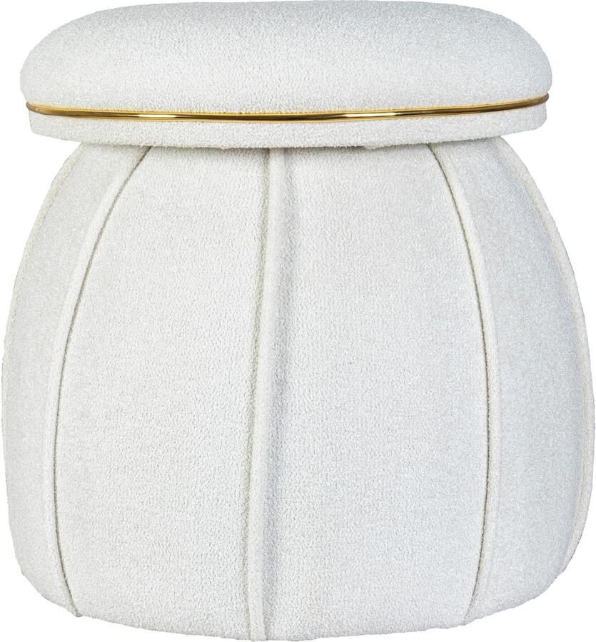 Kayoom Zithocker Kruk Corin extravagante vorm stijlvolle kleuren elegant gestikt voet (1 stuk)