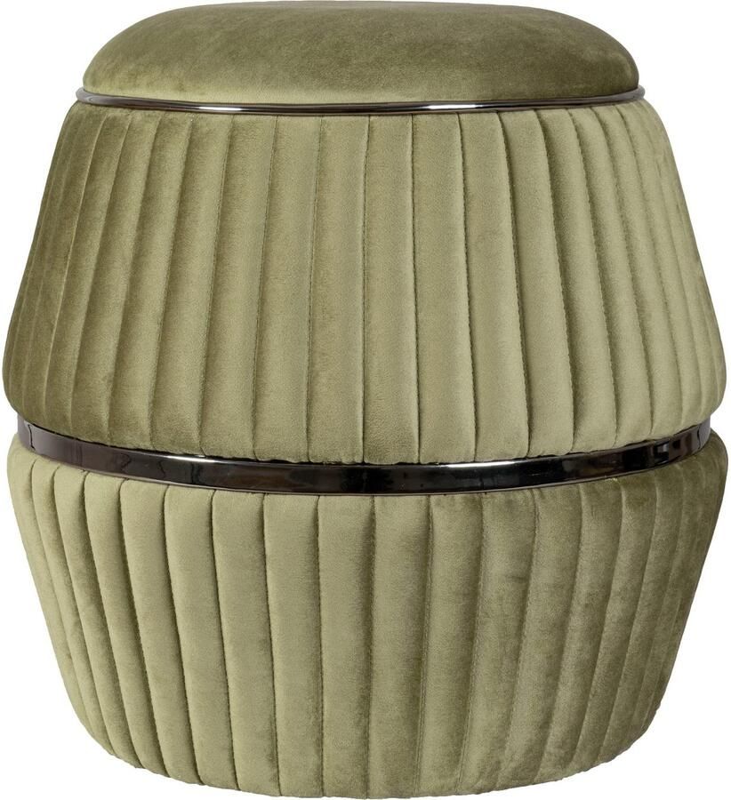 Kayoom Zithocker Kruk Doric trendy look esthetische kleurstelling mooie stiksels comfortabel hoogwaardig onderhoudsvriendelijk in veel ruimtes thuis (1 stuk)