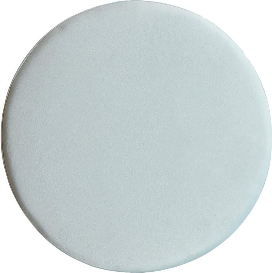 Kayoom Zithocker Kruk Elyse elegante uitstraling door goudkleurige sokkel fluweelzacht van hoge kwaliteit perfect op elkaar afgestemde kleuren (1 stuk)