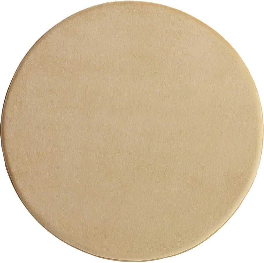 Kayoom Zithocker Kruk Elyse elegante uitstraling door goudkleurige sokkel fluweelzacht van hoge kwaliteit perfect op elkaar afgestemde kleuren (1 stuk)