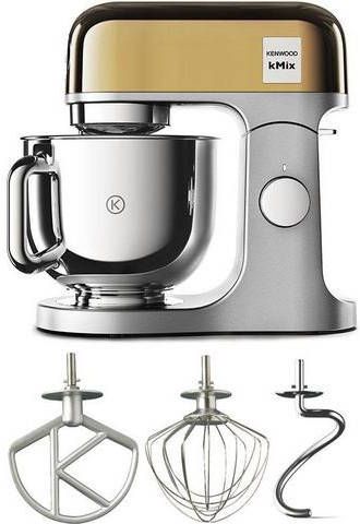 Kenwood Keukenmachine KMX760YG kMix Premium Edition Gold met 3-delige patisserieset