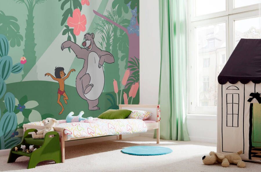 Komar Fotobehang Vlies fotobehang Jungle Book Just Kidding grootte 300 x 250 cm (1 stuk)