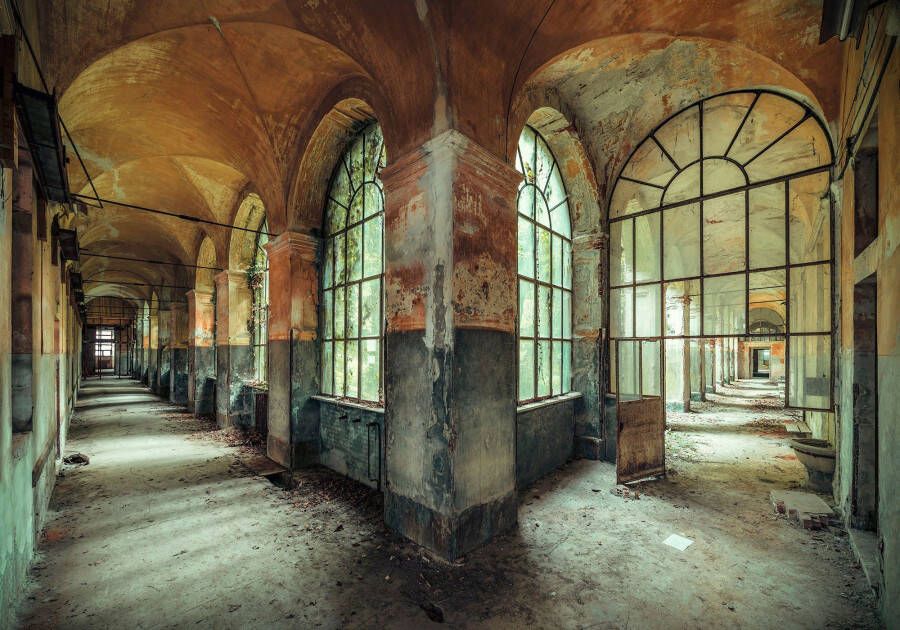 Komar Vliesbehang Casa della Follia 400x280 cm (breedte x hoogte) woonkamer slaapkamer (8 stuks)