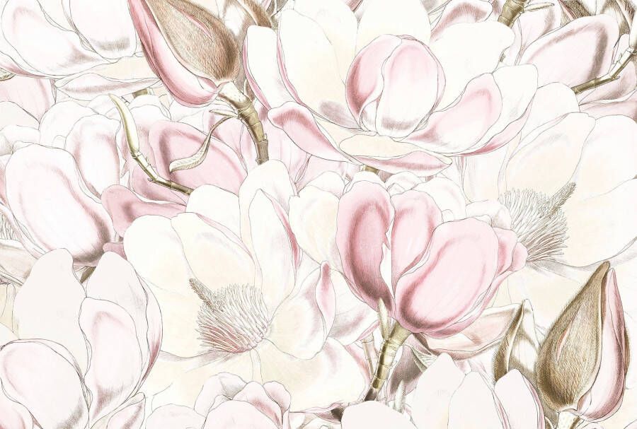 Komar Petals Vlies Fotobehang 368x248cm 4-delen