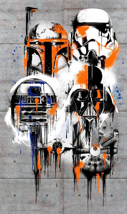 Komar Vliesbehang Star Wars Celebrate The Galaxy (1 stuk)