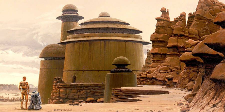 Komar Vliesbehang Star Wars Classic RMQ Jabbas Palace 500x250 cm (breedte x hoogte) (set)