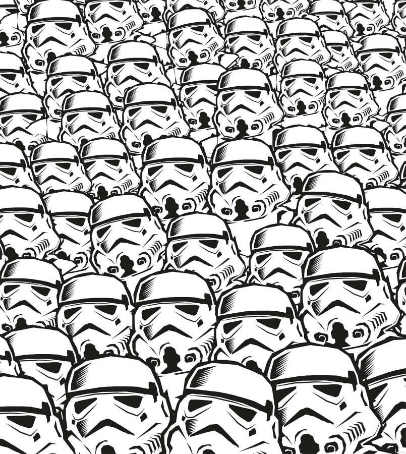 Komar Vliesbehang Star Wars Stormtrooper Swarm 250x280 cm (breedte x hoogte)