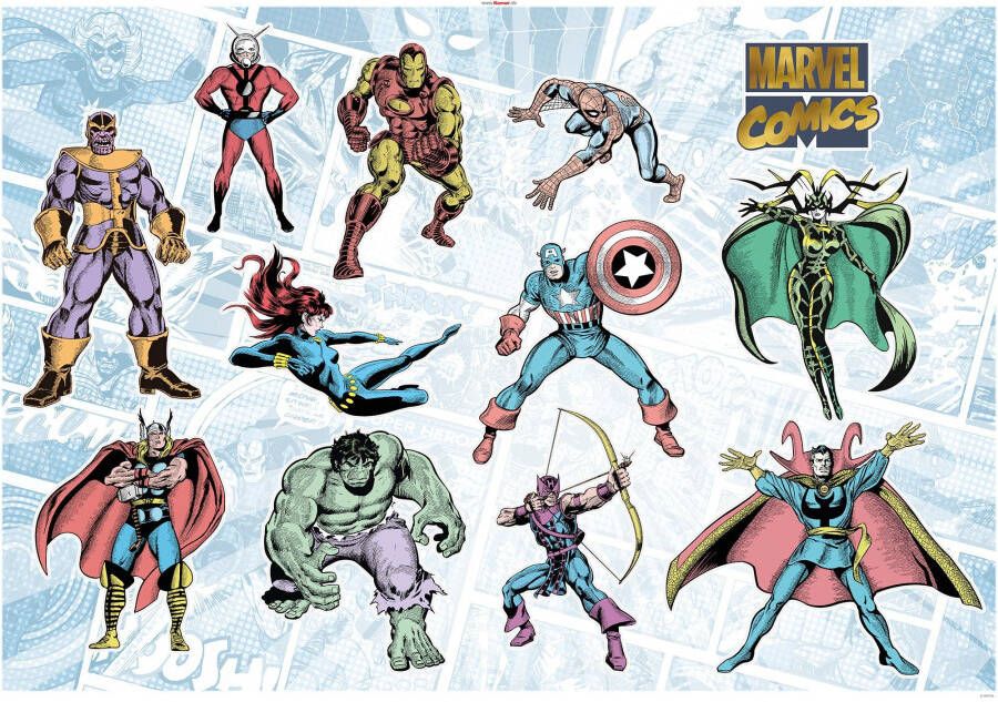 Komar Wandfolie Marvel Comics Collection (11 stuks)