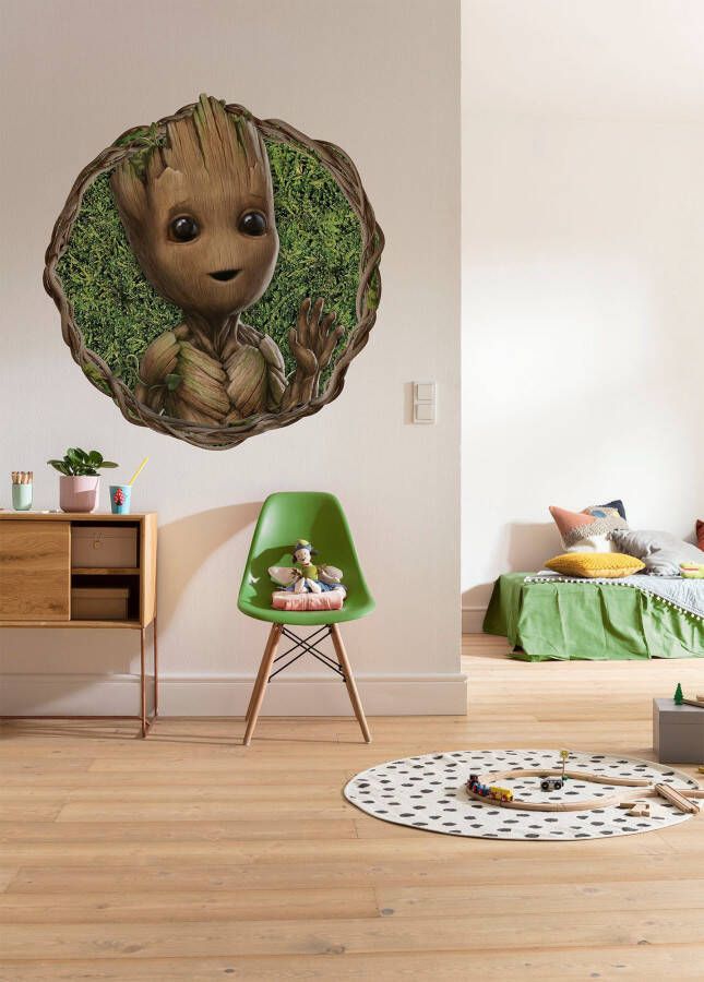 Komar Wandfolie Zelfklevend vlies Groot Little Twig grootte 125 x 125 cm (1 stuk)