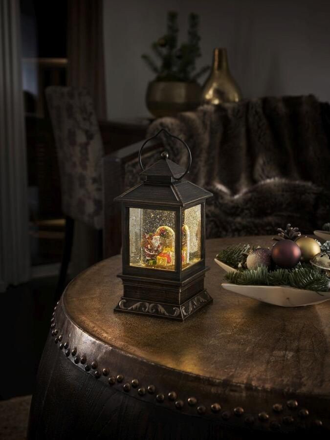 KONSTSMIDE Led lantaarn Sneeuwlantaarn watergevuld 1 warm witte diode (1 stuk)