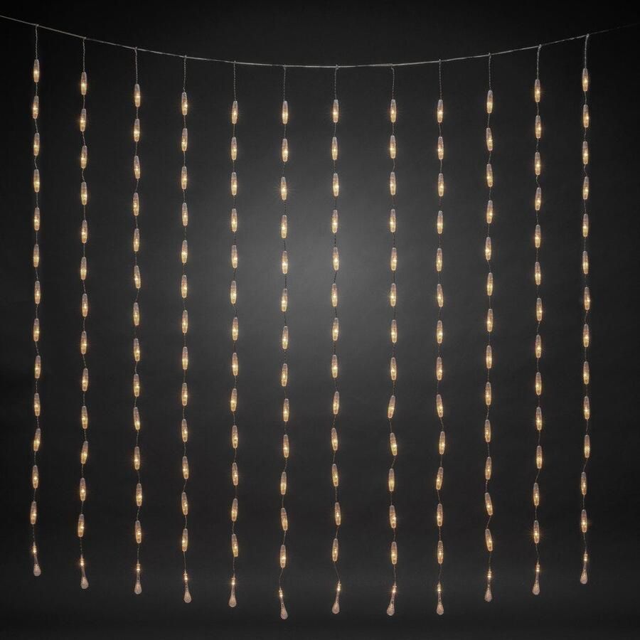KONSTSMIDE Led-lichtgordijn Kerstversiering buiten