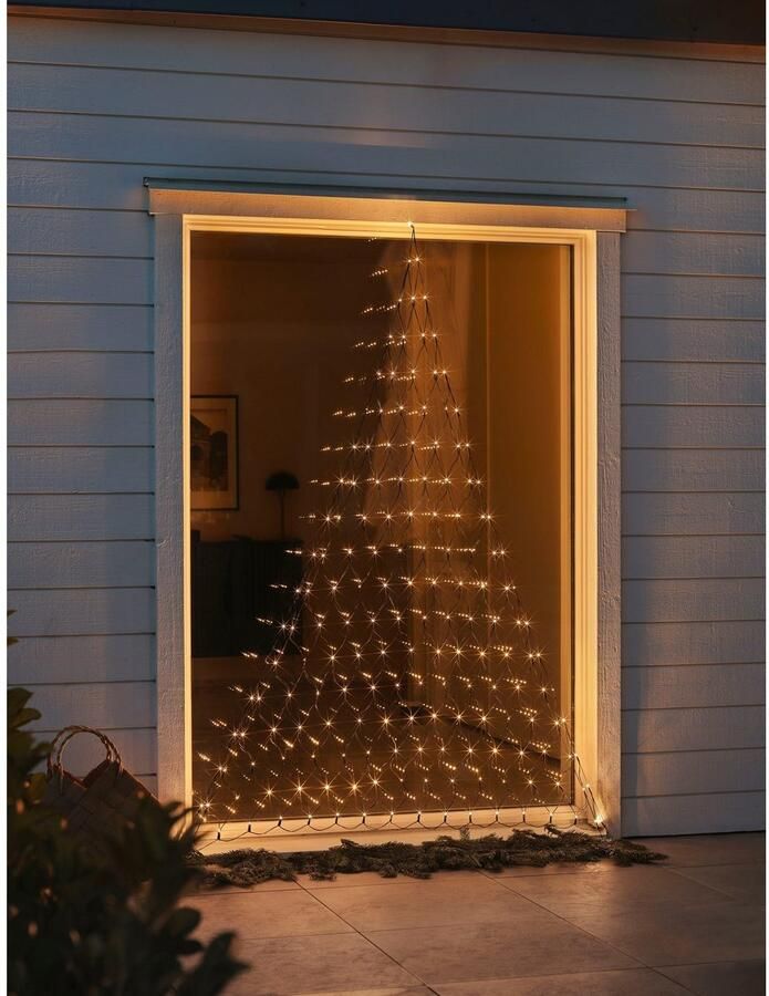 Konstsmide LED lichtnet zwart extra warmwit 240x200 cm 231 L buiten met stekker