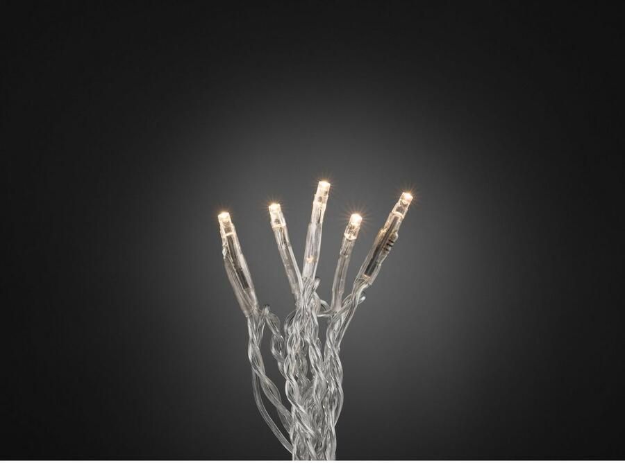 KONSTSMIDE Led-lichtsnoer Kerst versiering Micro ledlichtsnoer 50 warmwitte dioden (1 stuk)