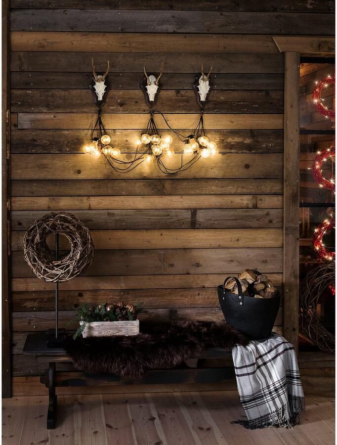 KONSTSMIDE Led-lichtsnoer Kerstversiering buiten Led biertuinverlichting 10 heldere lampen 80 amberkleurige dioden (1 stuk) - Foto 3