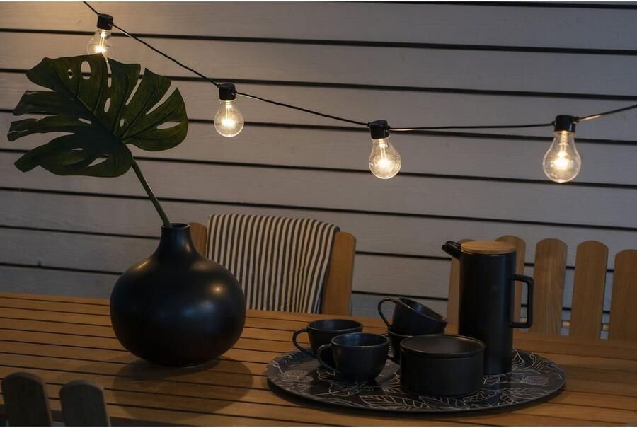 KONSTSMIDE Led-lichtsnoer Kerstversiering buiten Led biertuinverlichting 10 heldere lampen 80 amberkleurige dioden (1 stuk) - Foto 4