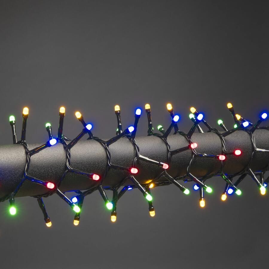 KONSTSMIDE Led-lichtsnoer Kerstversiering buiten Micro led compacte lampjes 600 gekleurde dioden (1 stuk)