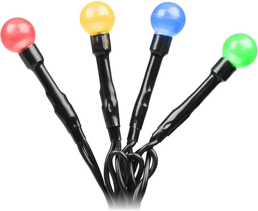 Konst Smide Konstsmide 3691 Snoerverlichting 80 lamps cherry LED 632 cm 24V voor buiten multi